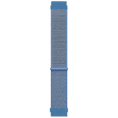 Microsonic Huawei Watch GT2 42mm Hasırlı Kordon Woven Sport Loop Mavi