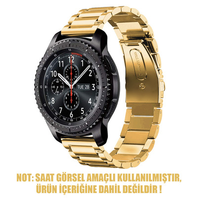 Microsonic Huawei Watch GT2 42mm Metal Stainless Steel Kordon Gold