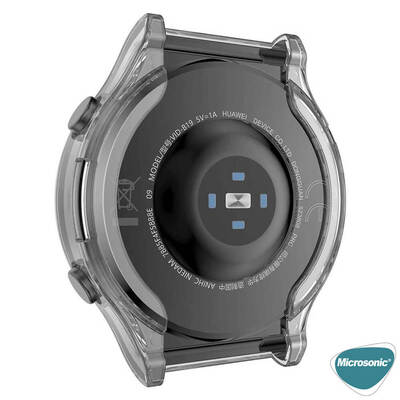 Microsonic Huawei Watch GT2 Pro Kılıf 360 Full Round Soft Silicone Şeffaf
