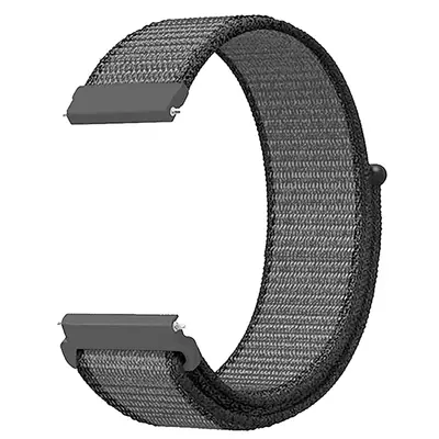 Microsonic Huawei Watch GT3 46mm Hasırlı Kordon Woven Sport Loop Gri
