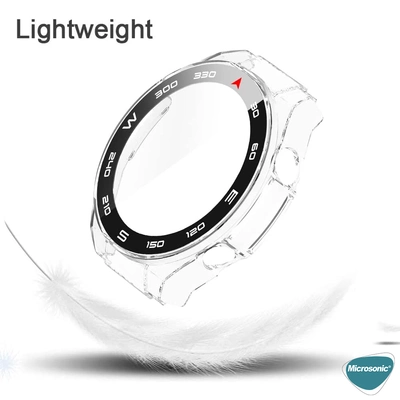 Microsonic Huawei Watch Ultimate Kılıf Clear Premium Slim WatchBand Lacivert