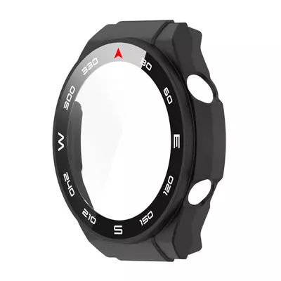 Microsonic Huawei Watch Ultimate Kılıf Clear Premium Slim WatchBand Siyah
