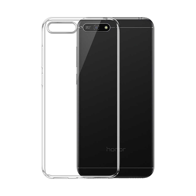Microsonic Huawei Y6 2018 Kılıf Transparent Soft Beyaz
