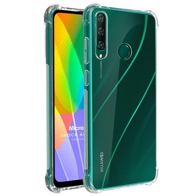 Microsonic Huawei Y6P Kılıf Anti Shock Silikon Şeffaf