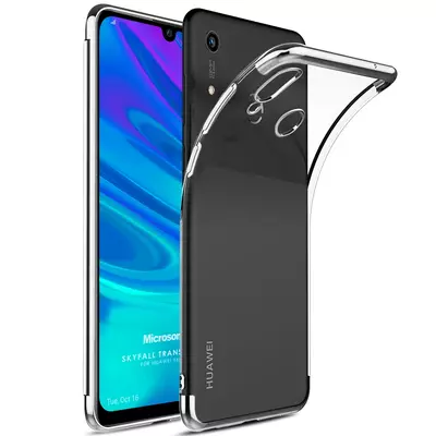 Microsonic Huawei Y6s 2019 Kılıf Skyfall Transparent Clear Gümüş