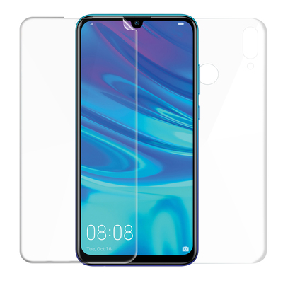 Microsonic Huawei Y7 2019 Kavisli Ekran Koruyucu Film Seti - Ön ve Arka