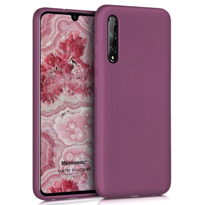 Microsonic Huawei Y8P Kılıf Matte Silicone Mor