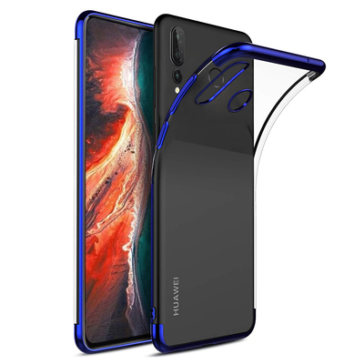 Microsonic Huawei Y9 Prime 2019 Kılıf Skyfall Transparent Clear Mavi