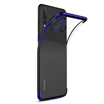 Microsonic Huawei Y9 Prime 2019 Kılıf Skyfall Transparent Clear Mavi