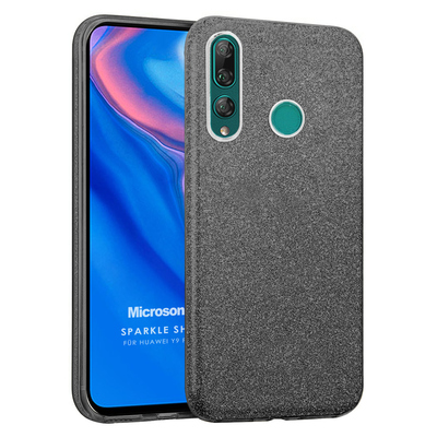 Microsonic Huawei Y9 Prime 2019 Kılıf Sparkle Shiny Siyah