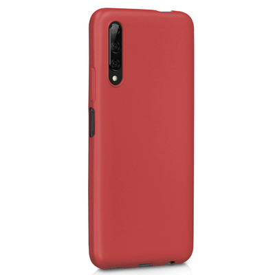 Microsonic Huawei Y9S Kılıf Matte Silicone Kırmızı