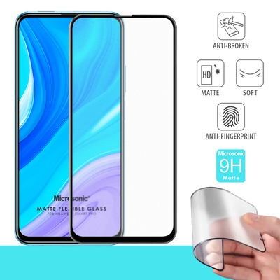 Microsonic Huawei Y9S Matte Flexible Ekran Koruyucu Siyah