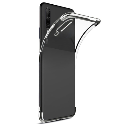 Microsonic Huawei Y9S Kılıf Skyfall Transparent Clear Gümüş