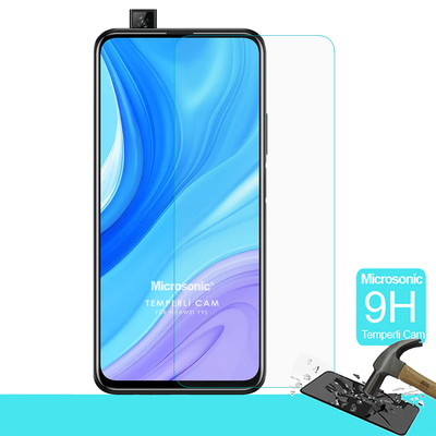 Microsonic Huawei Y9S Tempered Glass Cam Ekran Koruyucu