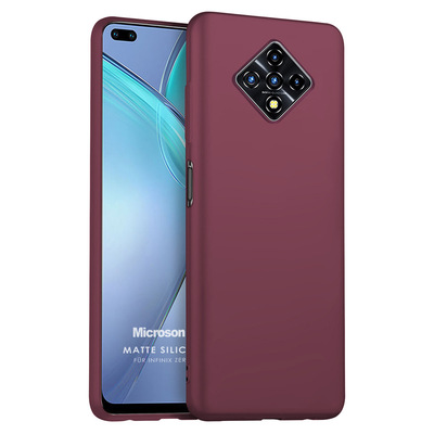 Microsonic Infinix Zero 8 Kılıf Matte Silicone Mor