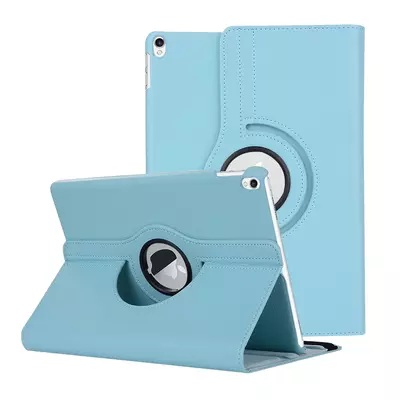 Microsonic iPad Pro 10.5 Kılıf 360 Dönerli Stand Deri Mavi