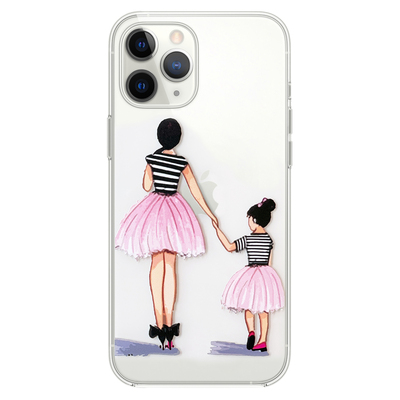 Microsonic Apple iPhone 11 Pro Desenli Kılıf Anne ve Kız