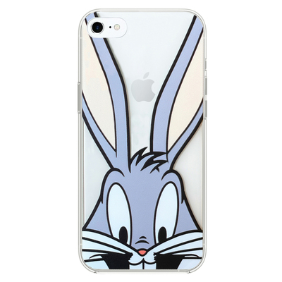 Microsonic iPhone 6S Desenli Kılıf Mutlu Tavşan