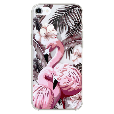 Microsonic iPhone 7 Desenli Kılıf Flamingo