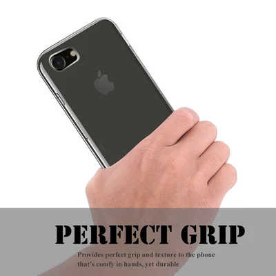 Microsonic iPhone 7 Kılıf Transparent Soft Beyaz