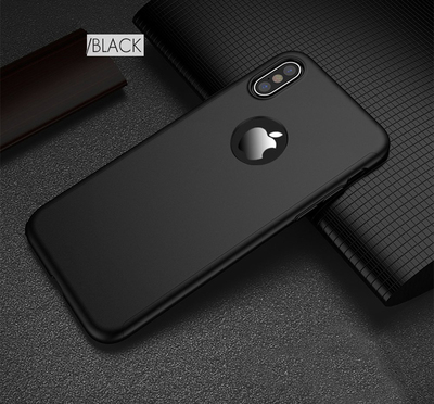 Microsonic iPhone X Full Kılıf Komple Gövde Koruma Siyah