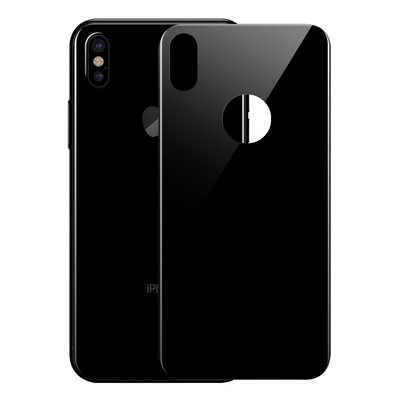 Microsonic Apple iPhone XS Arka Koruyucu Kavisli Kırılmaz Film Siyah