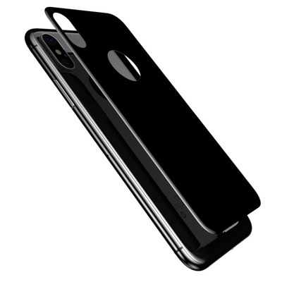 Microsonic Apple iPhone XS Arka Koruyucu Kavisli Kırılmaz Film Siyah