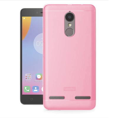 Microsonic Lenovo Vibe K6 Kılıf Transparent Soft Pembe