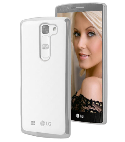 Microsonic LG G4C Kılıf Skyfall Transparent Clear Gümüş