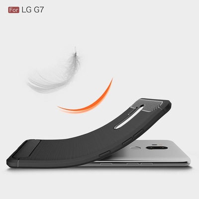 Microsonic LG G7 ThinQ Kılıf Room Silikon Gri