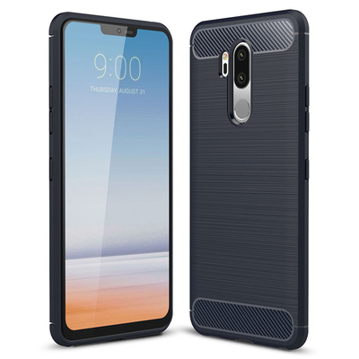 Microsonic LG G7 ThinQ Kılıf Room Silikon Lacivert