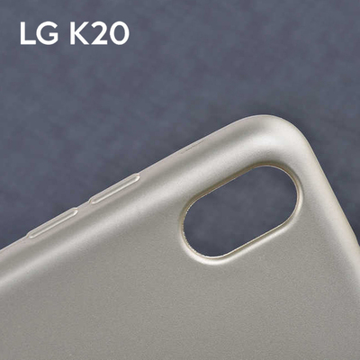 Microsonic LG K20 2019 Kılıf Matte Silicone Mor