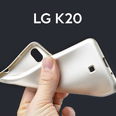 Microsonic LG K20 2019 Kılıf Matte Silicone Mor