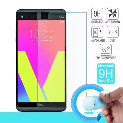 Microsonic LG V20 Nano Cam Ekran koruyucu Kırılmaz film