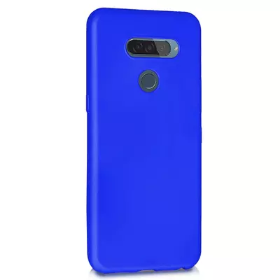 Microsonic Matte Silicone LG K50 Kılıf Mavi