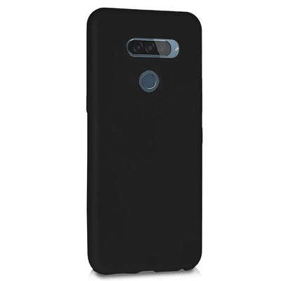 Microsonic Matte Silicone LG K50 Kılıf Siyah