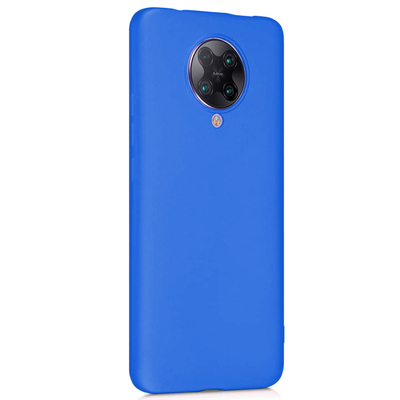 Microsonic Xiaomi Poco F2 Pro Kılıf Matte Silicone Mavi