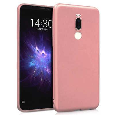 Microsonic Meizu Note 8 Kılıf Matte Silicone Rose Gold