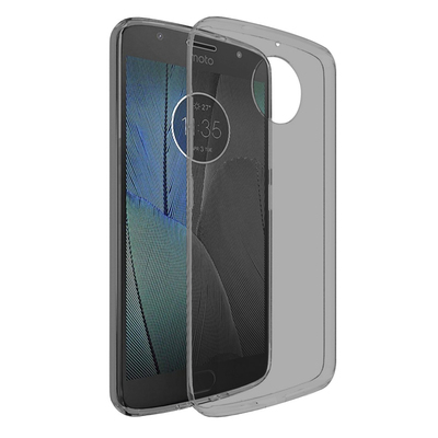 Microsonic Motorola Moto G5S Plus Kılıf Transparent Soft Siyah