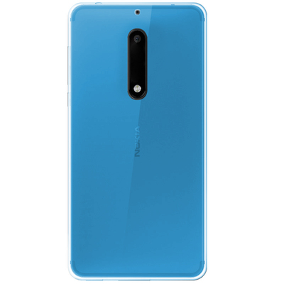 Microsonic Nokia 5 Kılıf Transparent Soft Mavi