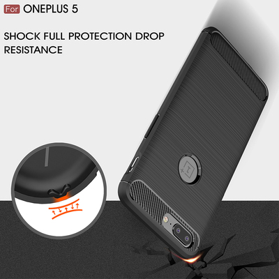 Microsonic OnePlus 5 Kılıf Room Silikon Siyah