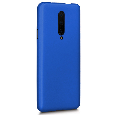 Microsonic OnePlus 7 Pro Kılıf Matte Silicone Mavi