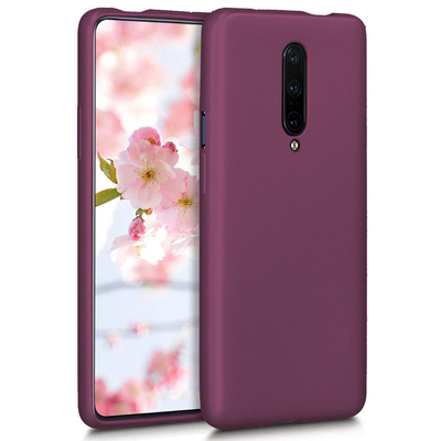 Microsonic OnePlus 7 Pro Kılıf Matte Silicone Mor