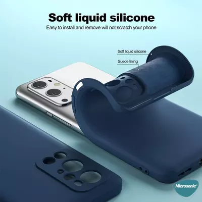 Microsonic OnePlus 9 Pro Kılıf Groovy Soft Lacivert