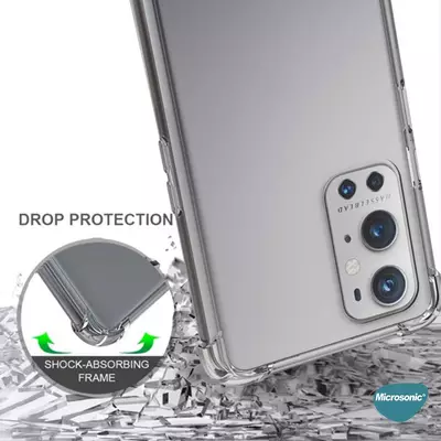 Microsonic OnePlus 9 Pro Kılıf Shock Absorbing Şeffaf