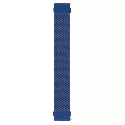 Microsonic OnePlus Watch Kordon, (Medium Size, 155mm) Braided Solo Loop Band Lacivert