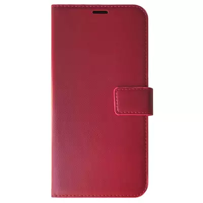Microsonic Oppo A15 Kılıf Delux Leather Wallet Kırmızı