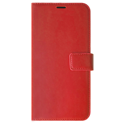 Microsonic Oppo A16 Kılıf Delux Leather Wallet Kırmızı