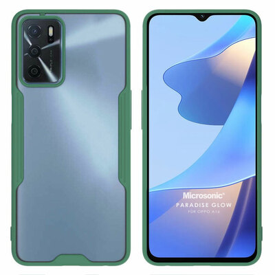 Microsonic Oppo A16 Kılıf Paradise Glow Yeşil