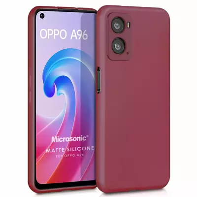 Microsonic Oppo A36 Kılıf Matte Silicone Mor